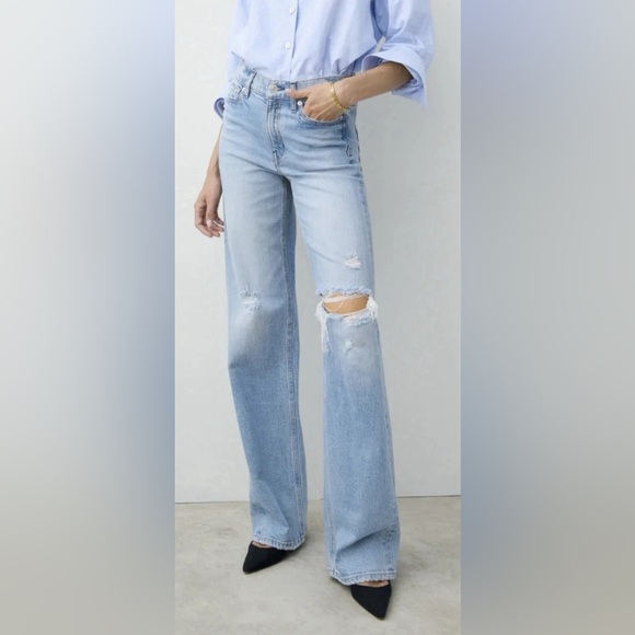 AYR The Secret Sauce Jeans  29 short NWOT FLAW HOLE - Picture 6 of 15